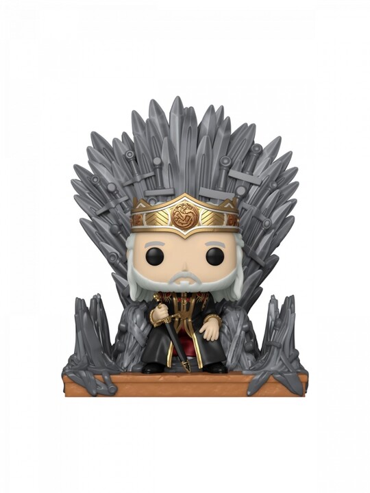Figurka Funko POP! Game of Thrones: House of the Dragon - Viserys on the Iron Throne (Deluxe 12)_776521773