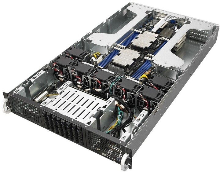 ASUS ESC4000 G4S, Purley, LGA3647, C621, 16x RAM, 8x2,5&quot; SATA/SAS+2xNVMe Hot-swap, 1xM.2, 1600W, 2U_1996665232