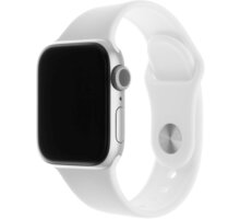 FIXED silikonový řemínek pro Apple Watch, 42/44mm, bílá_1741335745
