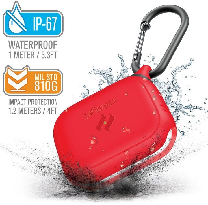Catalyst Waterproof case pro AirPods Pro, červená