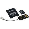 Kingston Micro SDHC 8GB Class 4 + SD adaptér + USB čtečka