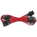 Corsair Professional Individually sleeved DC Cable Kit,Type 3 (Generation 2), Red_659877764