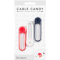 Cable Candy kabelový organizér Tie, 3ks, různé barvy