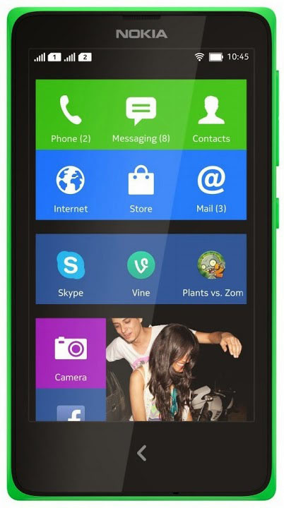 Nokia X Dual SIM, zelená_1947127485