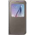 Samsung pouzdro S View EF-CG920P pro Galaxy S6 (G920), zlatá