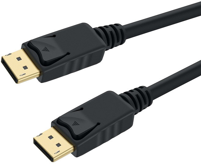PremiumCord DisplayPort 1.3 propojovací kabel M/M, zlacené konektory, 2m_1396862562