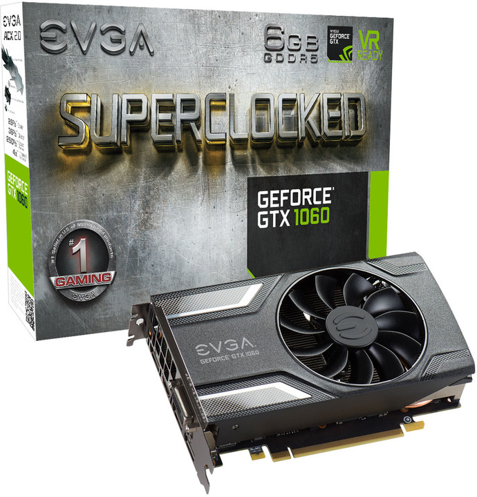 EVGA GeForce GTX 1060 SC GAMING, 6GB GDDR5_274451946