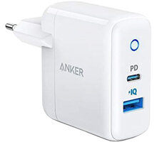 Anker nabíječka PowerPort PD+2, bílá O2 TV HBO a Sport Pack na dva měsíce