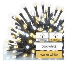 Emos LED vánoční řetěz, 18 m, venkovní i vnitřní, teplá/studená bílá, časovač_285687212