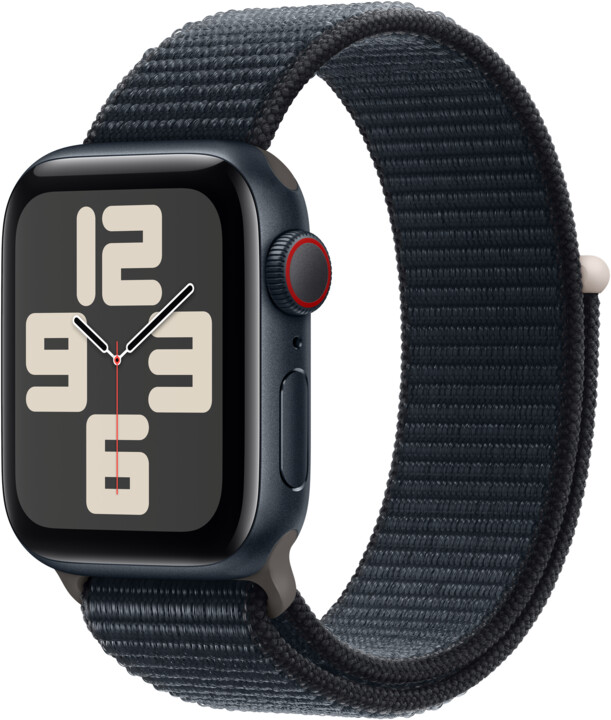 Apple Watch SE 2023, Cellular, 40mm, Midnight, Midnight Sport Loop_594557613