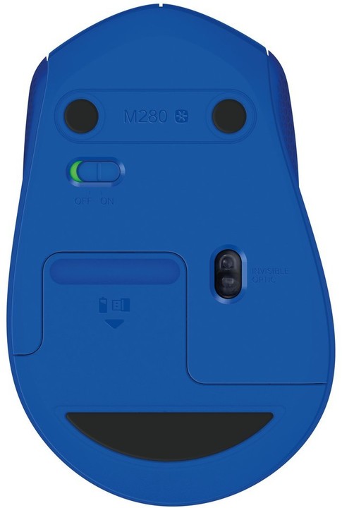 Logitech Wireless Mouse M280, modrá_194361641