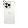 EPICO hliníkové tvrzené sklo na čočky fotoaparátu pro Apple iPhone 15 Pro / 15 Pro Max, bílý titan_1132366271