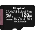Kingston Micro SDXC Canvas Select Plus 100R 128GB 100MB/s UHS-I + adaptér