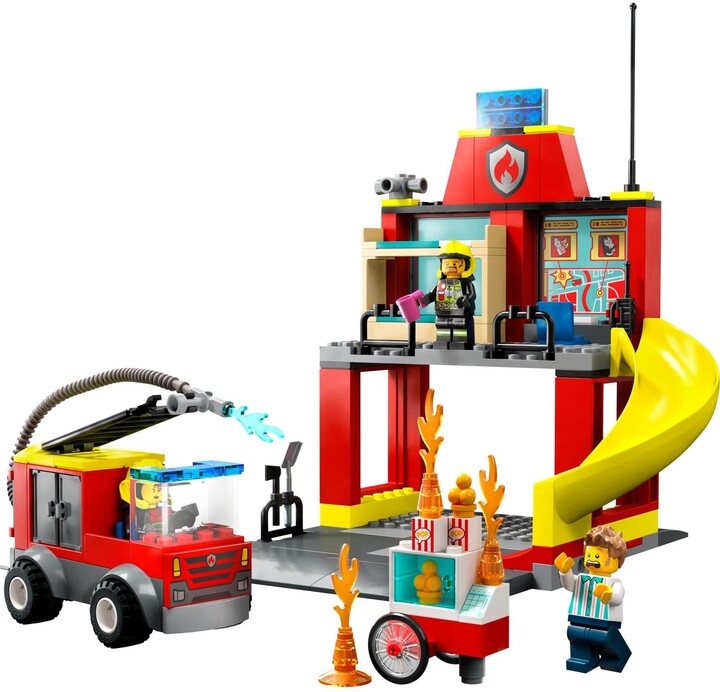 LEGO® City 60375 Hasičská stanice a auto hasičů_1979700335