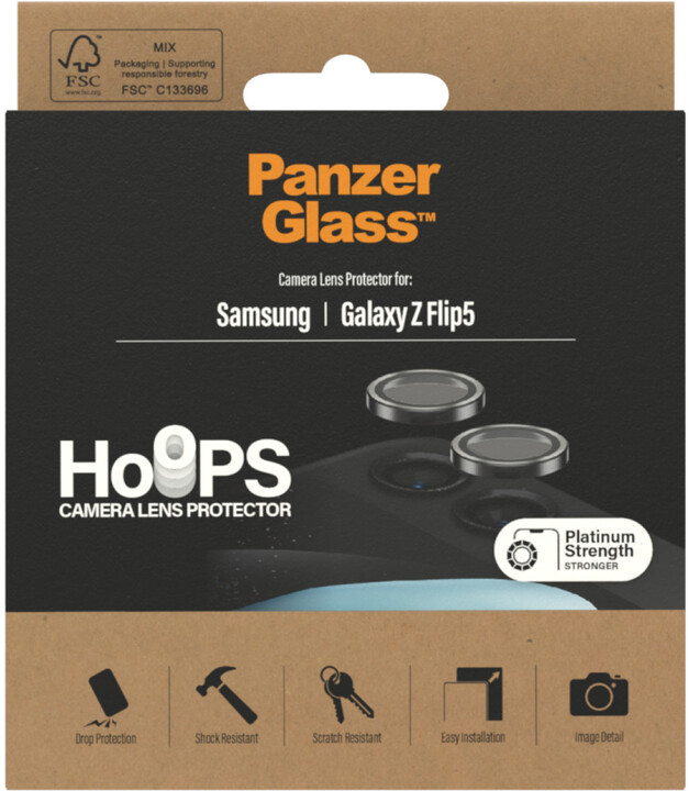 PanzerGlass HoOps ochranné kroužky pro čočky fotoaparátu pro Samsung Galaxy Z Flip5_1434355506