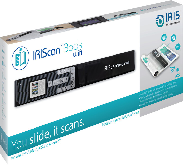 IRIS skener IRISCAN Book 5 Wifi - přenosný skener_71895095