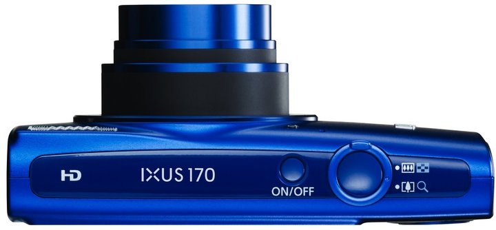 Canon IXUS 170, modrá + SD 8GB + selfie stick_157162009