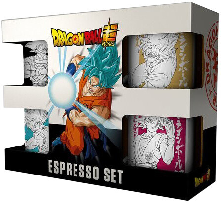 Hrnek Dragon Ball - Goku Espresso Sada - 4 ks_2111483372