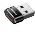 BASEUS adaptér USB-C - USB-A, F/M, černá_1951000648