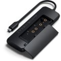 Satechi Aluminium USB-C Hybrid Multiport adapter, SSD Enclosure, HDMI 4K, 2 x USB-A 3.1 Gen 2, černá_1427625991