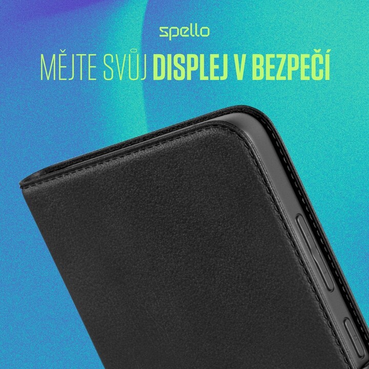 Spello by Epico flipové pouzdro pro Motorola Moto G73 5G, černá_759246310