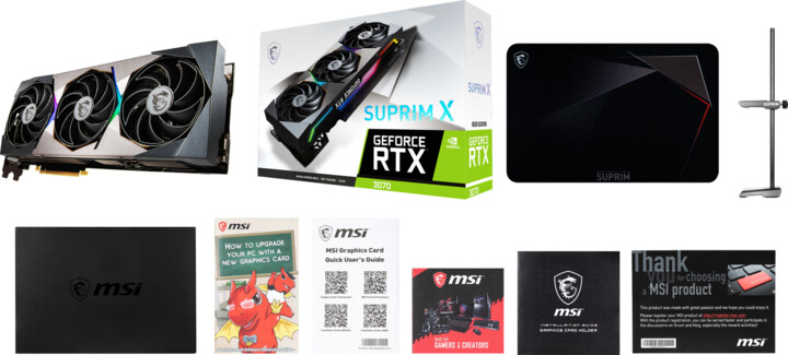 MSI GeForce RTX 3070 SUPRIM X 8G, LHR, 8GB GDDR6_288196905