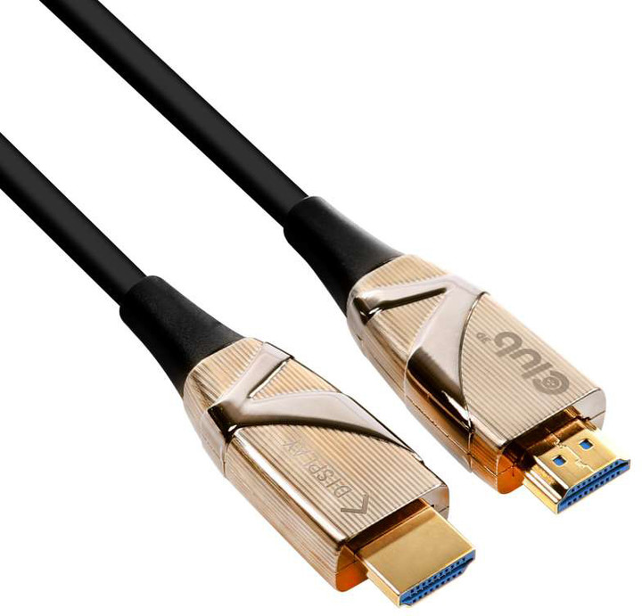 Club3D kabel hybridní optický HDMI 2.0, Ultra High Speed,(M/M), 50m_1751865165