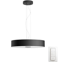 Philips Hue LED Závěsné svítidlo Fair White Ambiance černé s dálkovým ovladačem_1395009240