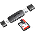 UGREEN čtečka karet SD/SDHC/SDXC a Micro SD/SDHX/SDXC, USB-A + USB-C_1251052831