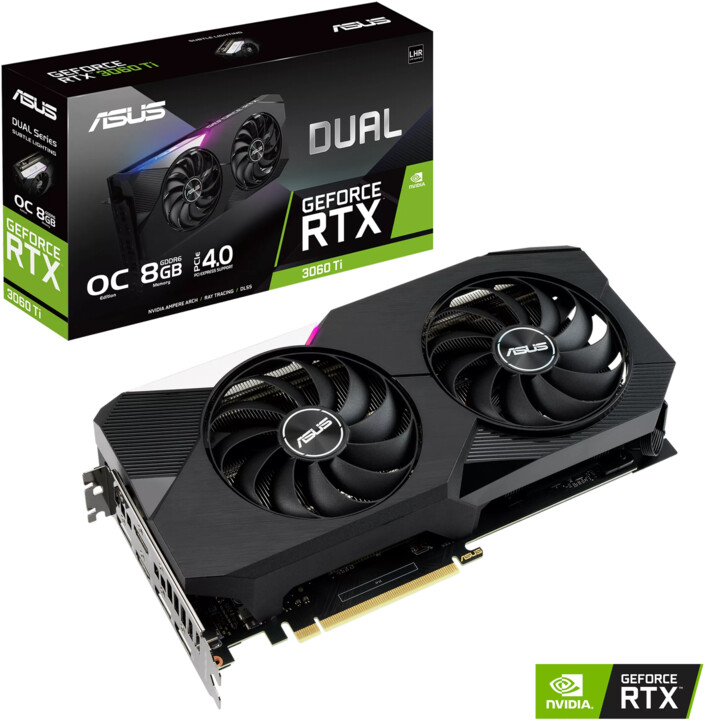 ASUS GeForce DUAL-RTX3060Ti-O8G-V2, LHR, 8GB GDDR6_993714794