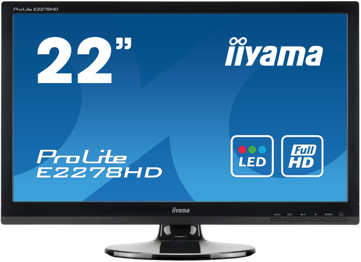 iiyama ProLite E2278HD - LED monitor 22&quot;_1913169824