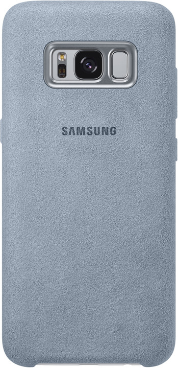 Samsung S8+, zadní kryt - kůže Alcantara, mint_503236159
