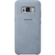 Samsung S8+, zadní kryt - kůže Alcantara, mint