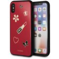 GUESS Iconic TPU Case pro iPhone X, červená_10944825