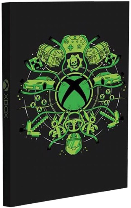 Zápisník Xbox, svítící, linkovaný (A5)_661495047