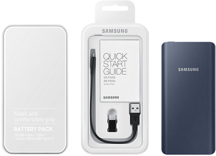 Samsung externí záložní baterie 10000 mAh, modrá_298967279