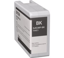 Epson ColorWorks SJIC36P(K): Ink cartridge, černá, pro CW C6500/C6000 C13T44C140