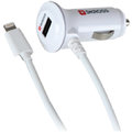 SKROSS USB nabíjecí autoadaptér, integrovaný kabel Apple Lightning + 1x 1000mA_125998861