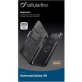 CellularLine prémiové kožené pouzdro typu kniha Supreme pro Samsung Galaxy S9, černé_818990073