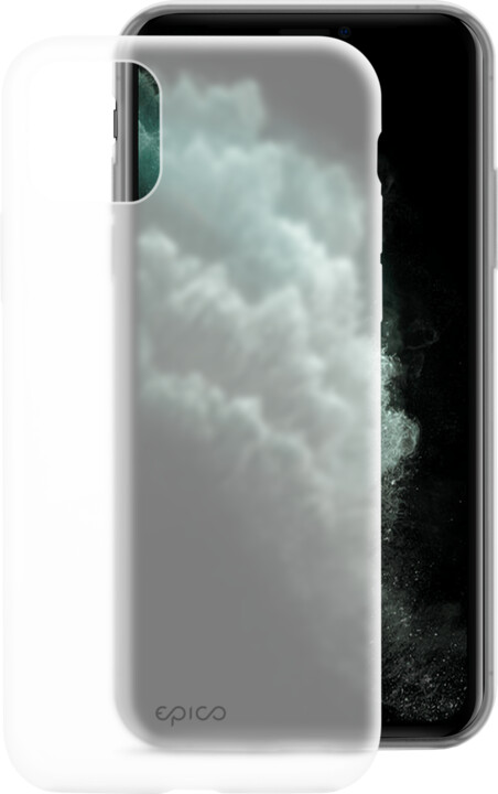 EPICO silikonový kryt 2019 pro iPhone 11 Pro Max, bílá transparentní_303786923
