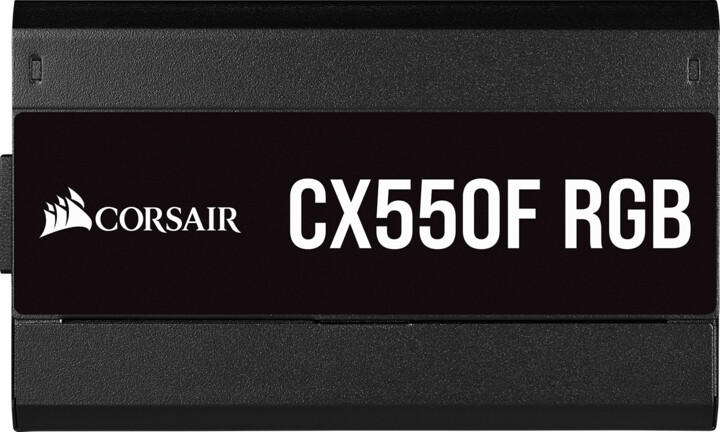 Corsair CX550F RGB - 550W, černá_377244893