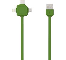PowerCube Cable 1.5m, USB-C, zelený_1360927065
