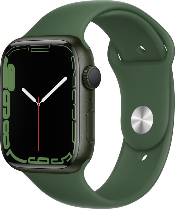 Apple Watch Series 7 GPS 45mm, Green, Clover Sport Band_1818616791