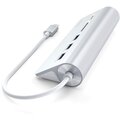 Satechi Type-C Aluminum USB HUB Card Reader, stříbrná_877987109