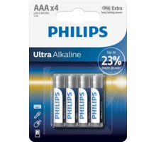 Philips AAA ExtremeLife+, alkalická - 4ks_332518454