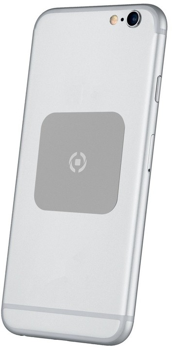 CELLY GHOSTPLATE Plíšky kompatibilní s magnetickými držáky pro mobilní telefony, stříbrný_1306287275