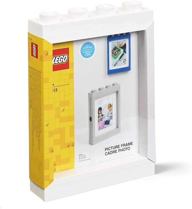 Fotorámeček LEGO, bílá