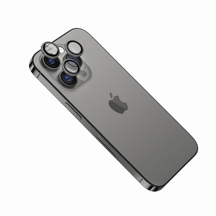 FIXED ochranná skla čoček fotoaparátů pro Apple iPhone 15 Pro/15 Pro Max, černá_260533467