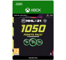 NHL 21 - Point pack - 1050 bodů (Xbox) - elektronicky Poukaz 200 Kč na nákup na Mall.cz