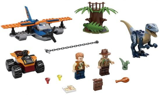LEGO® Jurassic World 75942 Velociraptor: Záchranná mise s dvouplošníkem_276745158